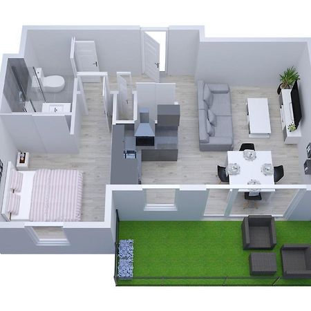 Viva Leman- Hypercentre - Vue Panoramique- Parking - Wifi Apartment Thonon-les-Bains Exterior photo