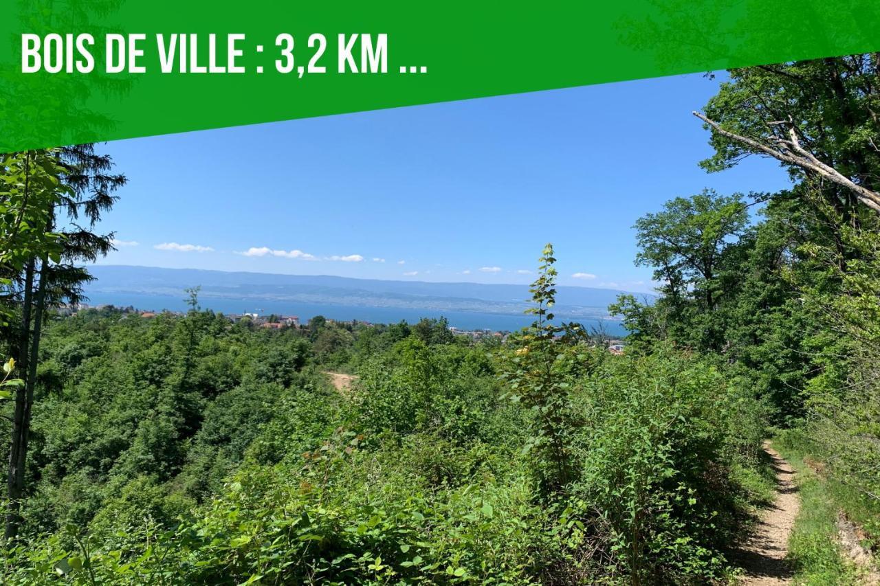 Viva Leman- Hypercentre - Vue Panoramique- Parking - Wifi Apartment Thonon-les-Bains Exterior photo