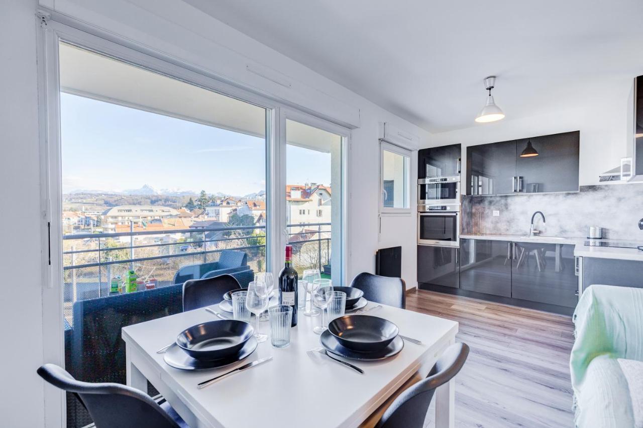 Viva Leman- Hypercentre - Vue Panoramique- Parking - Wifi Apartment Thonon-les-Bains Exterior photo