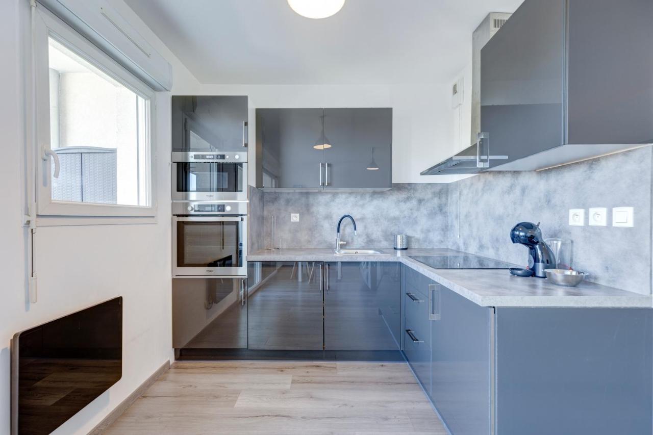 Viva Leman- Hypercentre - Vue Panoramique- Parking - Wifi Apartment Thonon-les-Bains Exterior photo
